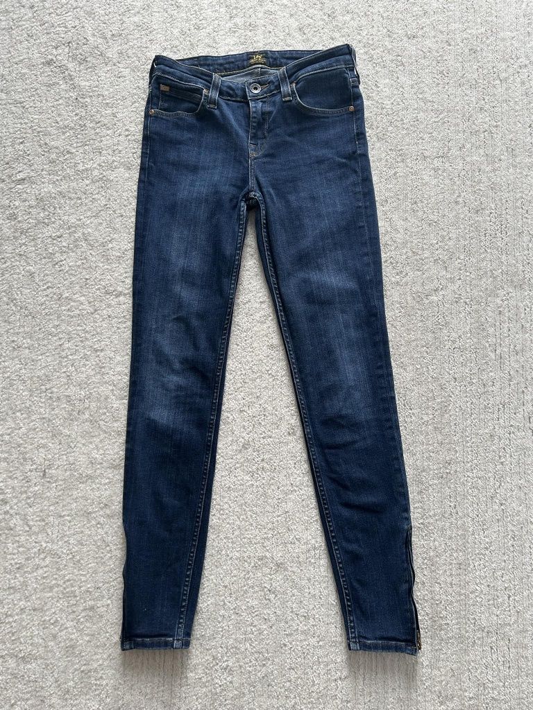 Lee jeansy scarlett S 26/33 jak nowe z zameczkami.