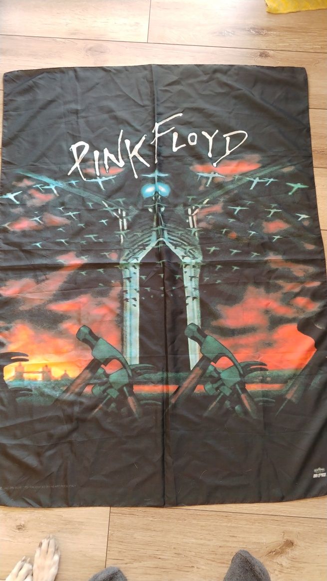 Flaga PINK FLOYD The WALL 1997 Vtg 90s Tour Original Double Sided Rock