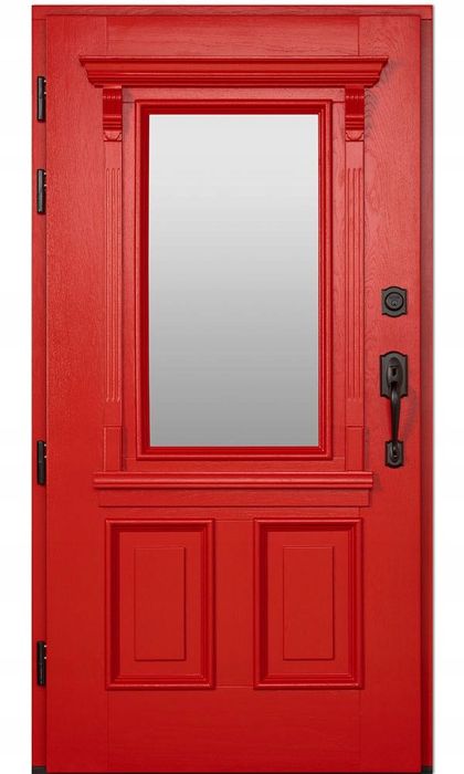 Drzwi zewnętrzne drewniane