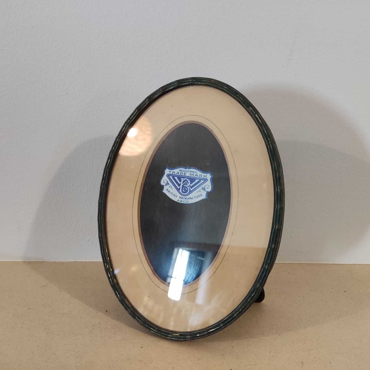 Moldura antiga "Trade Mark ARCO" made in England - vintage