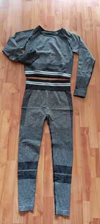 Komplet treningowy M/L legginsy i bluza