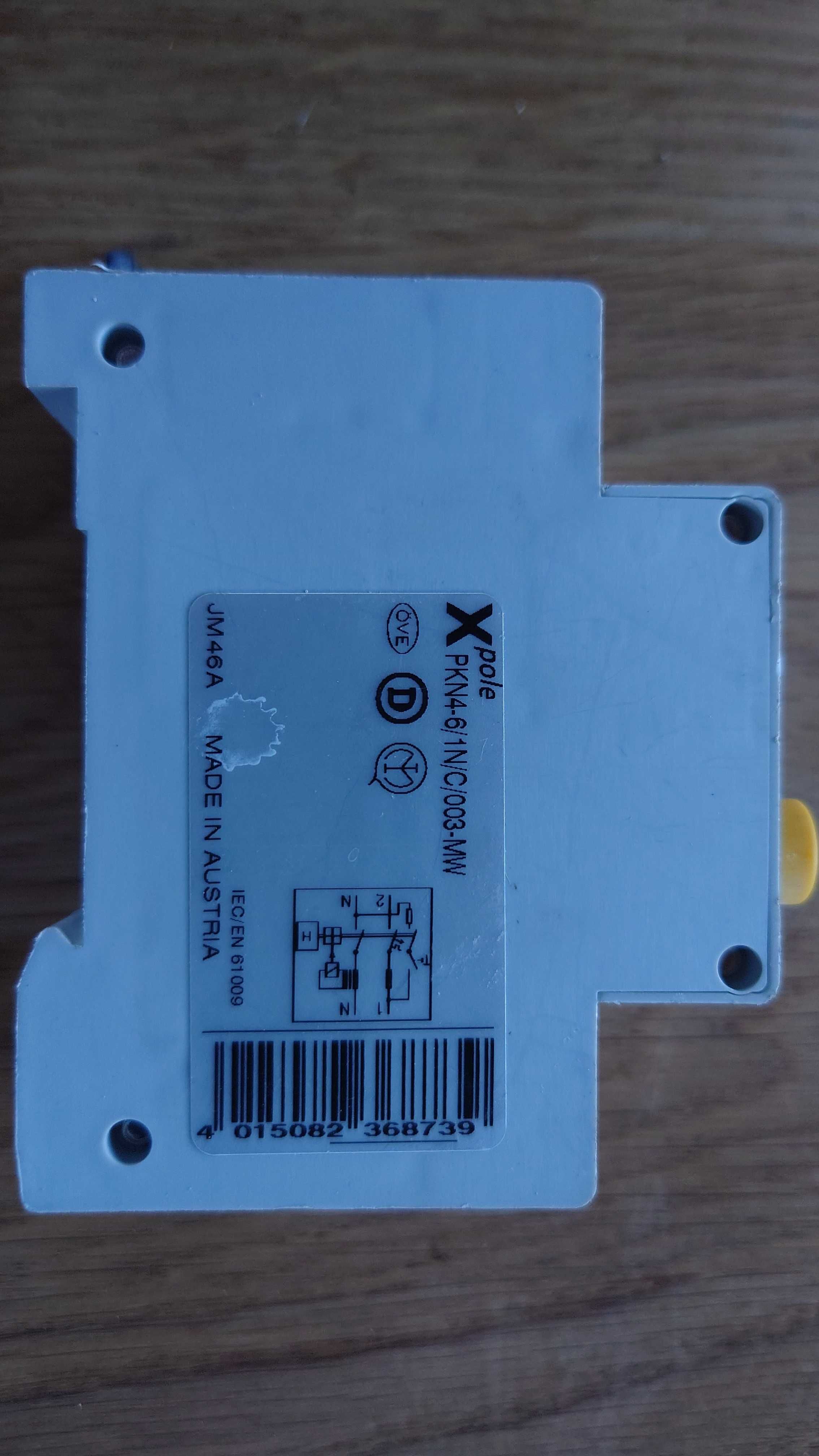 Wyłącznik różnicowo-nadprądowy 2P 6A C 0,03A typ AC PKNM 6/1N/C/003-MW