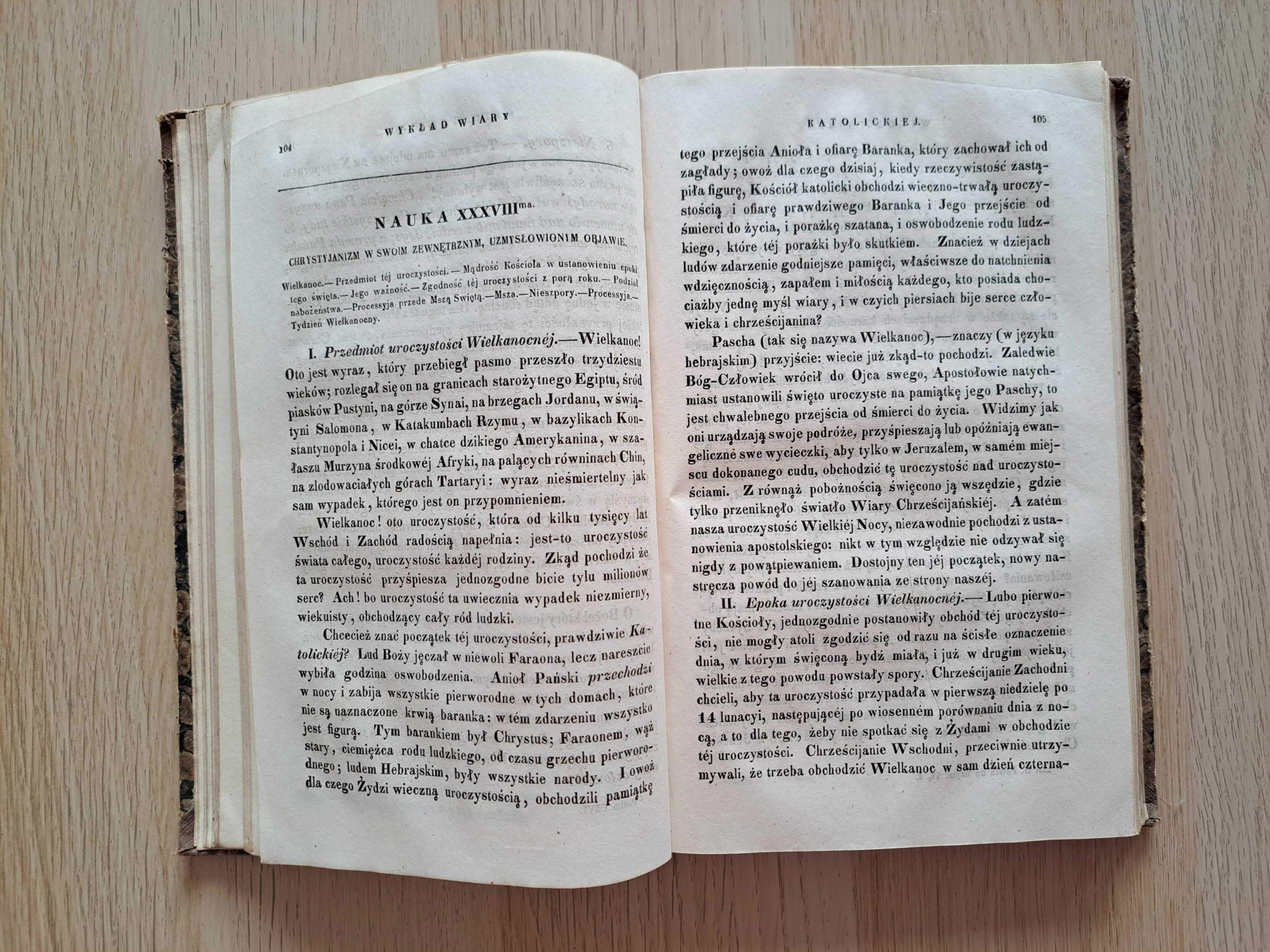 1855 rok. Zasady i Całość Wiary Katolickiej. Tom VIII