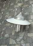 Przedwojenny kinkiet,lampa przed dom,art deco