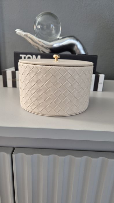 Kaszmirowa szkatułka pudełko na biżuterię