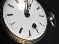 Szpindlak zegarek XVIII kieszonkowy trzydeklowy