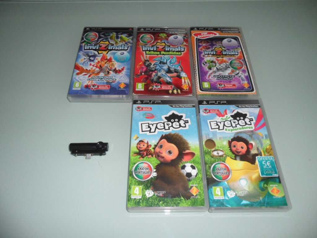 Invizimals + EyePet + Câmara PSP