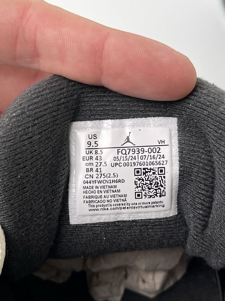 Оригинал Nike Air Jordan 4 RM Iron Gray (FQ7939 002) кожание джордан