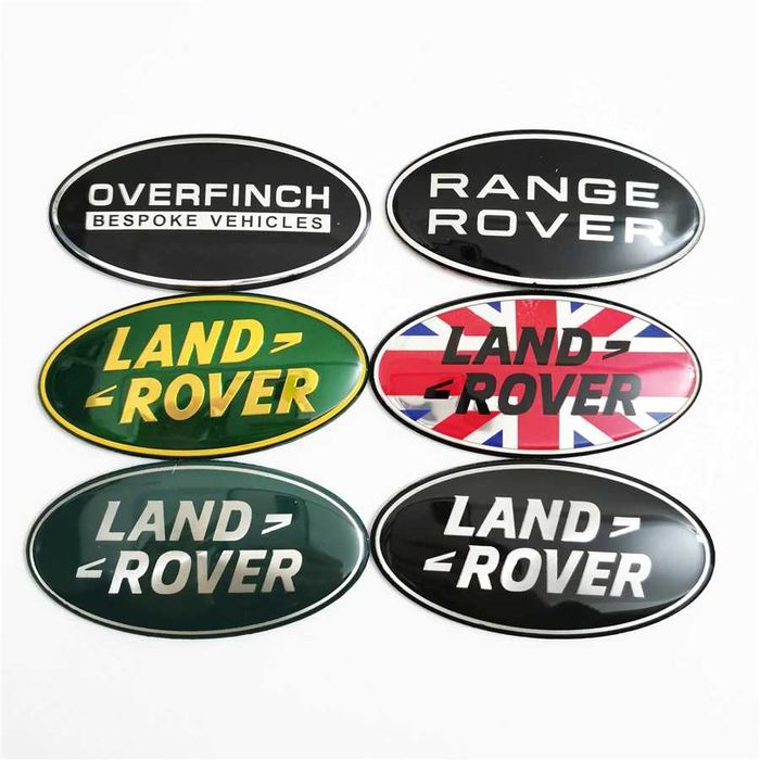 LAND e RANGE ROVER - centros de jante, emblemas, símbolos e letras