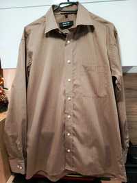 Koszula męska eterna w rozmiarze 40, brązowa