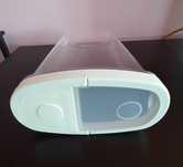 NOVO Recipiente c Tampa, Transparente e Branco 2.3l