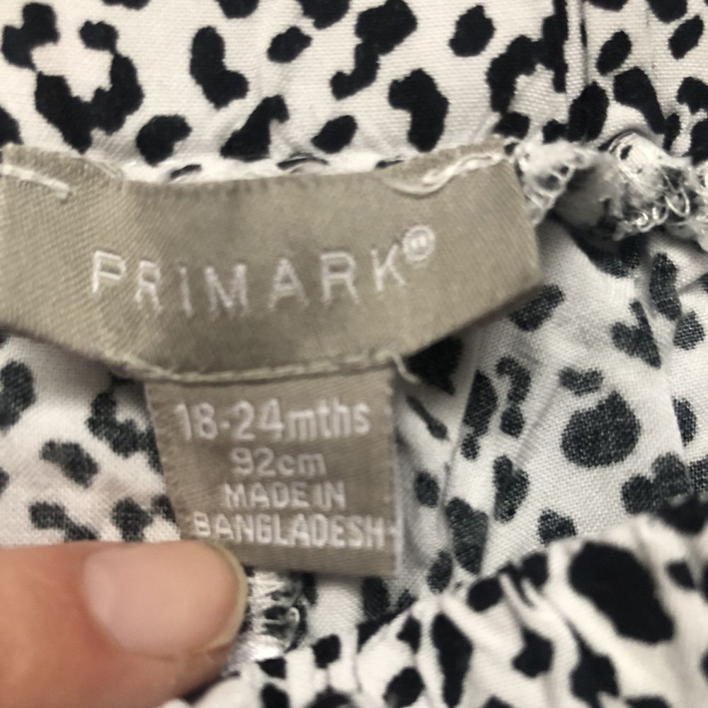 Spodnie wiskozowe rozmiar 92 Primark na lato przewiewne wiskoza