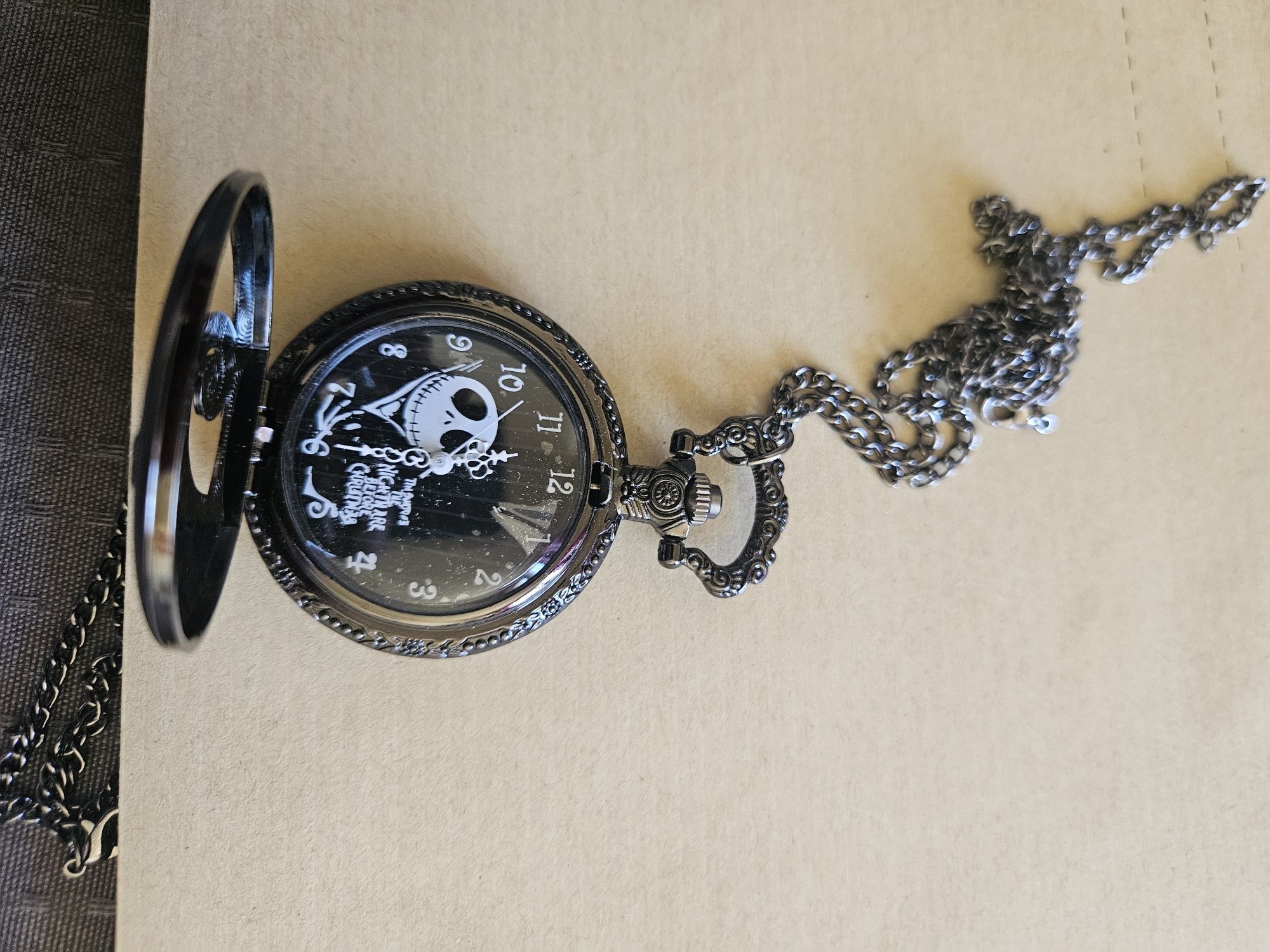 Nowy zegarek kieszonkowy Savonette Emo Gothic Steampunk Postapocalipti