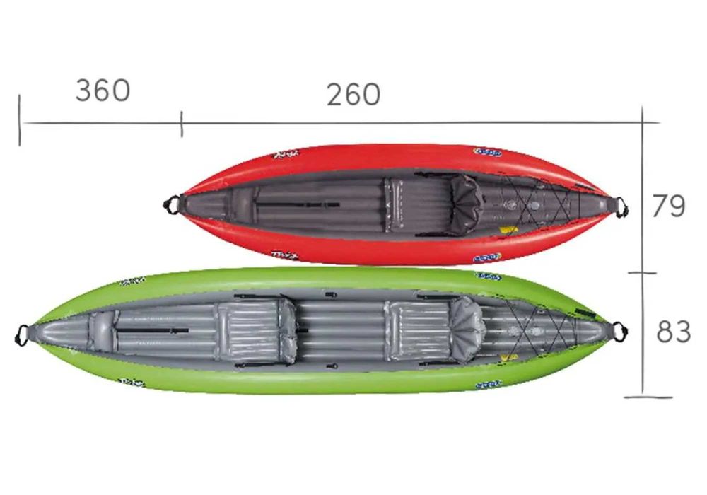 Kajak Gumotex Twist 1 kajak 1 os. pneumatyczny pompowany wyprawowy
