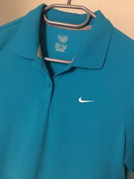 Nike Koszulka tshirt polo w kolorze niebieskim rozmiar L
