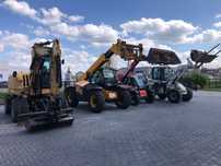 Wynajem ładowarki wózka widłowego Manitou JCB Linde Toyota koparki