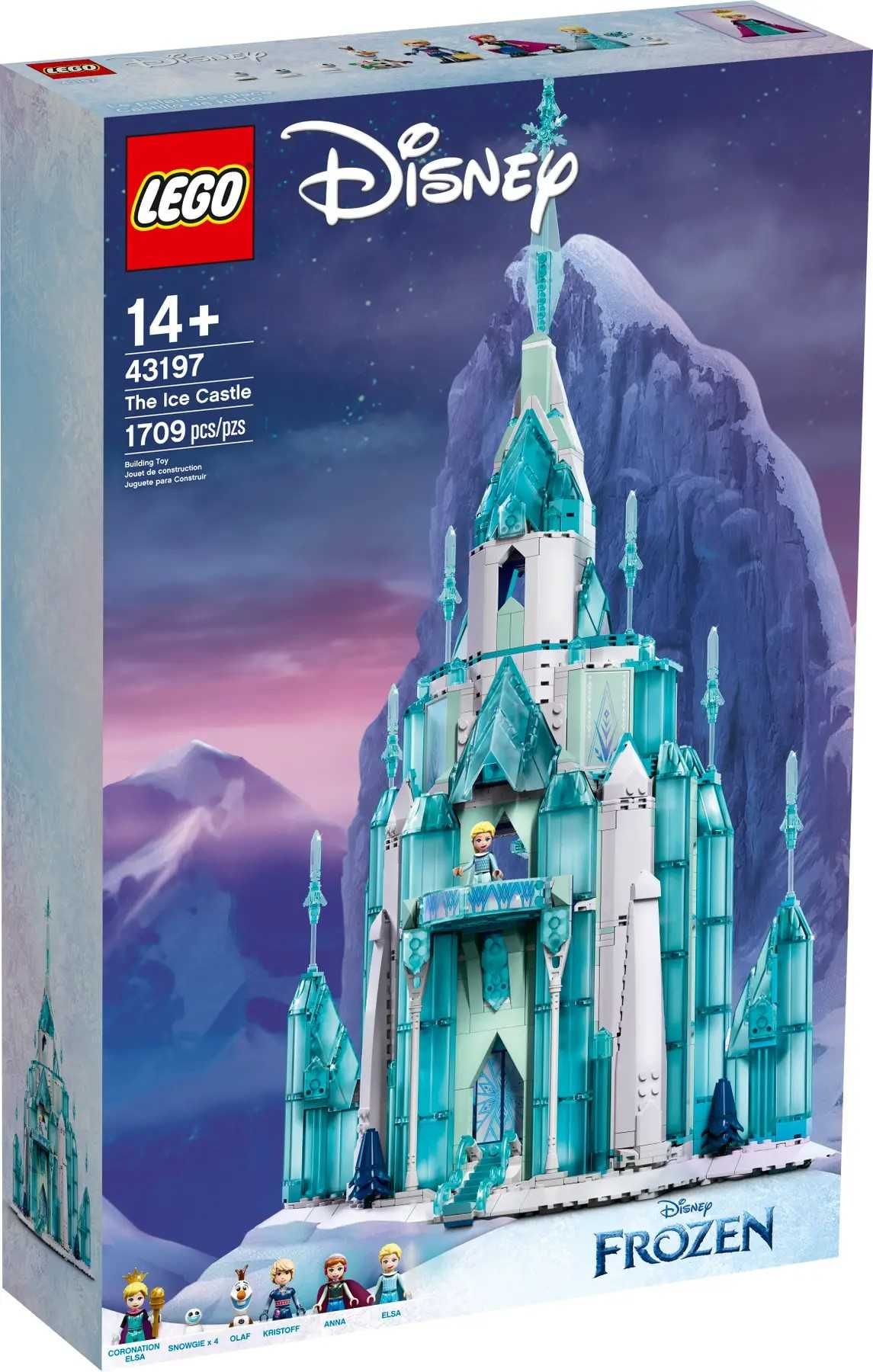 NOWY zestaw LEGO 43197 Frozen The Ice Castle Lodowy zamek