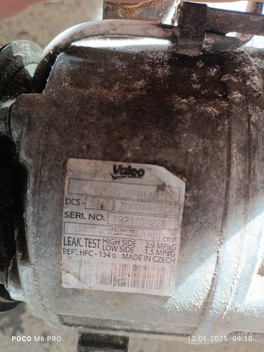 Компресор кондиціонера Nissan qashqai  j 10 2.0 бензин