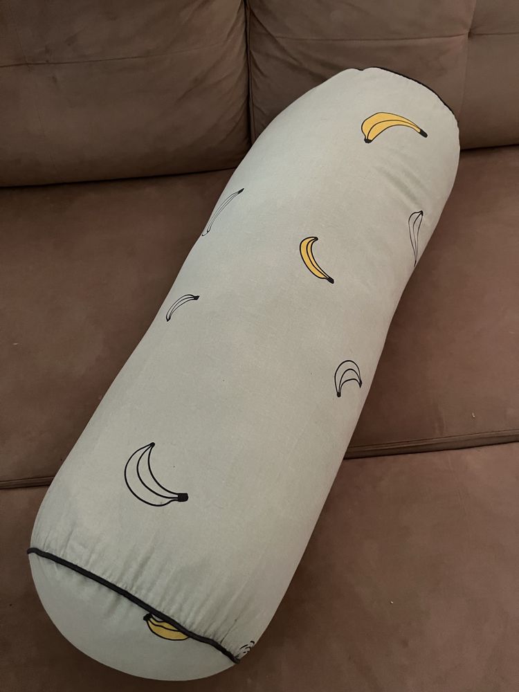 Ikea Vankrets - poduszka, wzór w banany