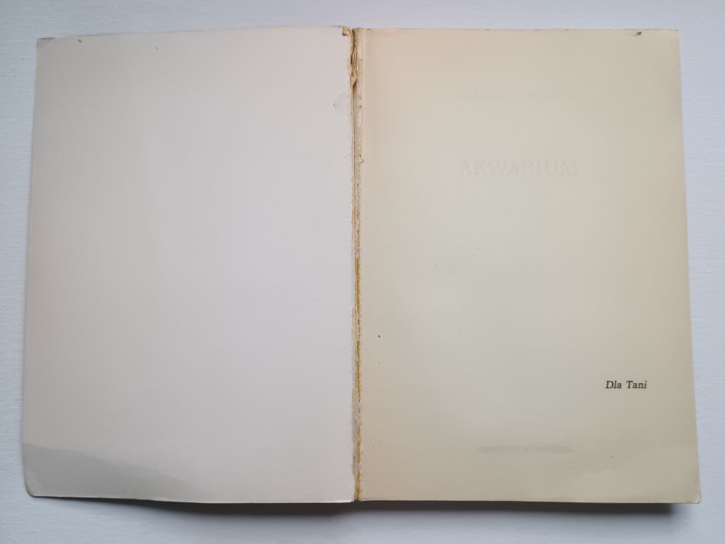 W. Suworow. Akwarium. Wyd.III, wyd. Editions Spotkania, 1992r.