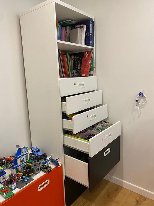 Regał, szafa IKEA STUVA FRITIDS, meble, meblościanka do pokoju dla dzi