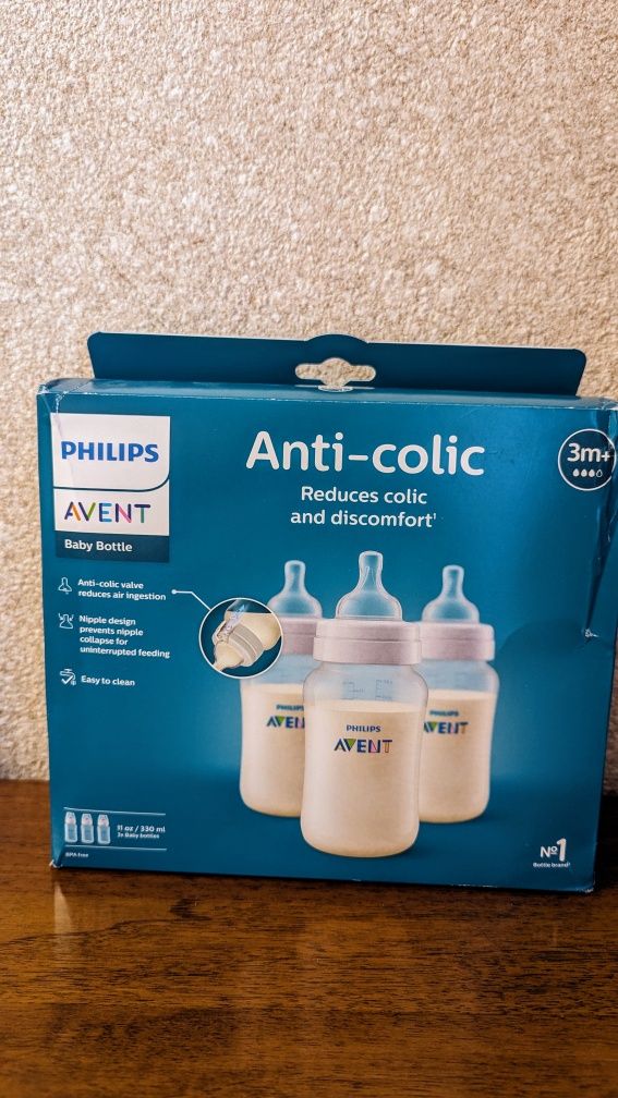 Пляшечка для годування AVENT (Авент)  Anti-Colic 330 мл