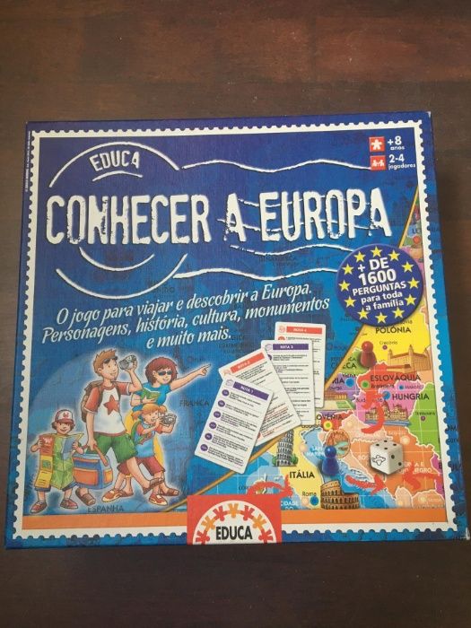 Educa Jogo Tabuleiro Conhecer a Europa