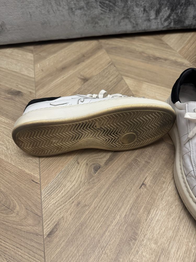 Patrizia Pepe trampki buty adidasy snekersy skórzane 40