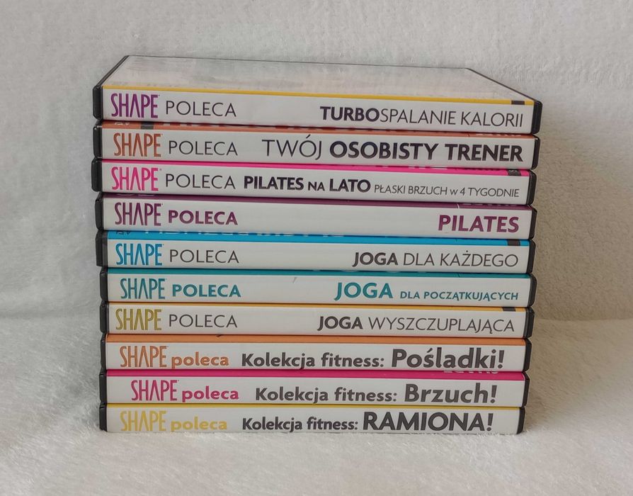 DVD Shape zestaw ćwiczeń joga pilates ćwiczenia płaski brzuch ramiona