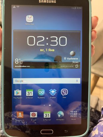 Планшет Samsung Galaxy Tab 3 SM-T210 7" 8Gb Metallic Black
