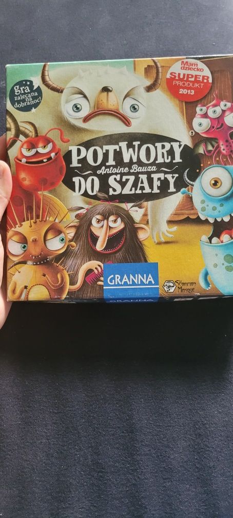 Gra planszowa dla dzieci -Potwory do szafy