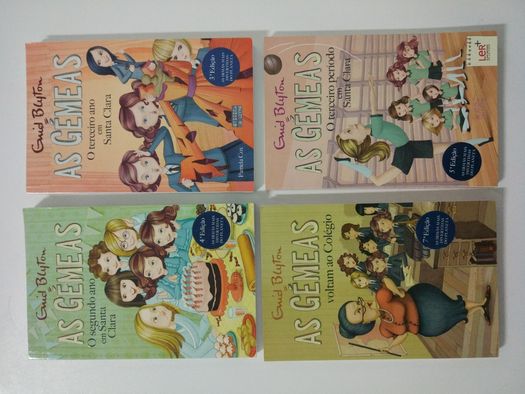 Livros Enid Blyton - Os cinco e as gémeas