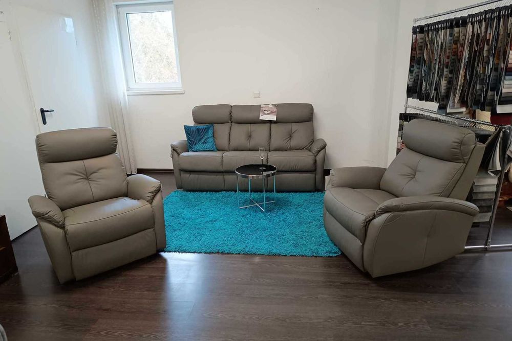 Komplet LIMA 311 - 35% skóra naturalna + eko Dostępny od ręki