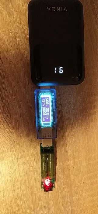USB тестер KEWEISI KWS-V20 + навантажувальний резистор