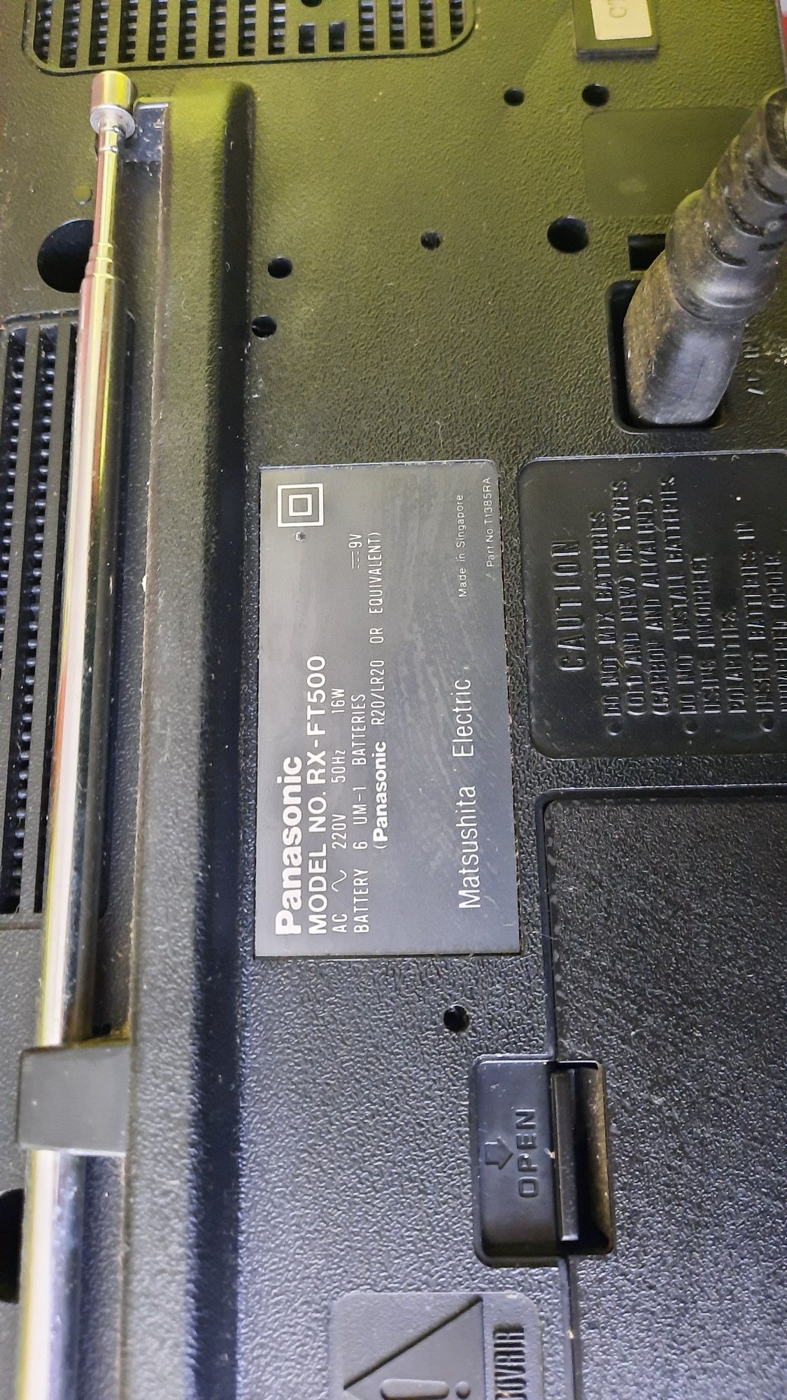 Radiomagnetofon Panasonic dwukasetowy stan dobry