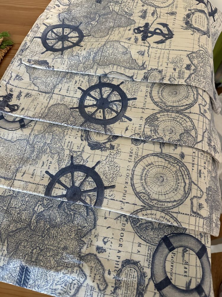 Cortinado Naútico - Ofereço o varão e fronhas