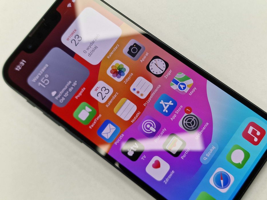 Iphone 13 Mini 128GB/ Midnight/ BAT 97%/ Grade A- + ładowarka