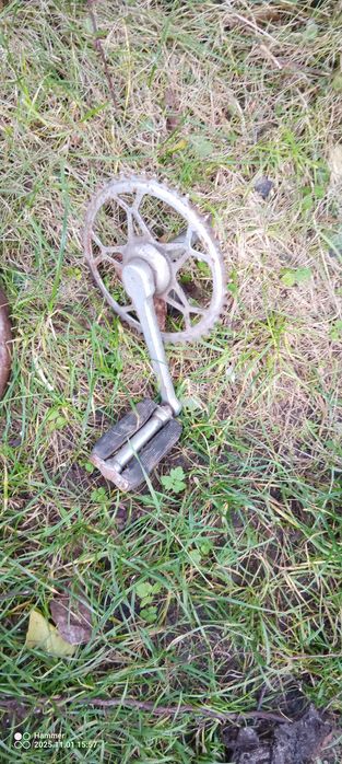 koło zębate z pedałem PRL