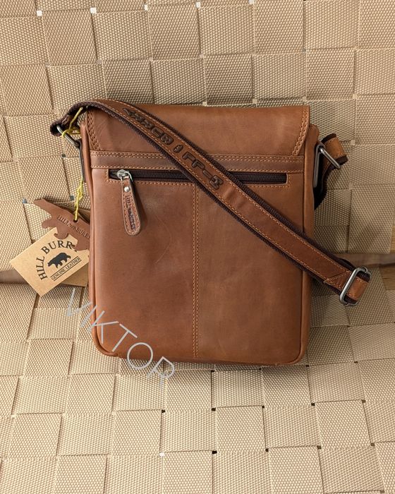 Мужская кожаная сумка Hill Burry 3161. Германия. Шкіряна сумка