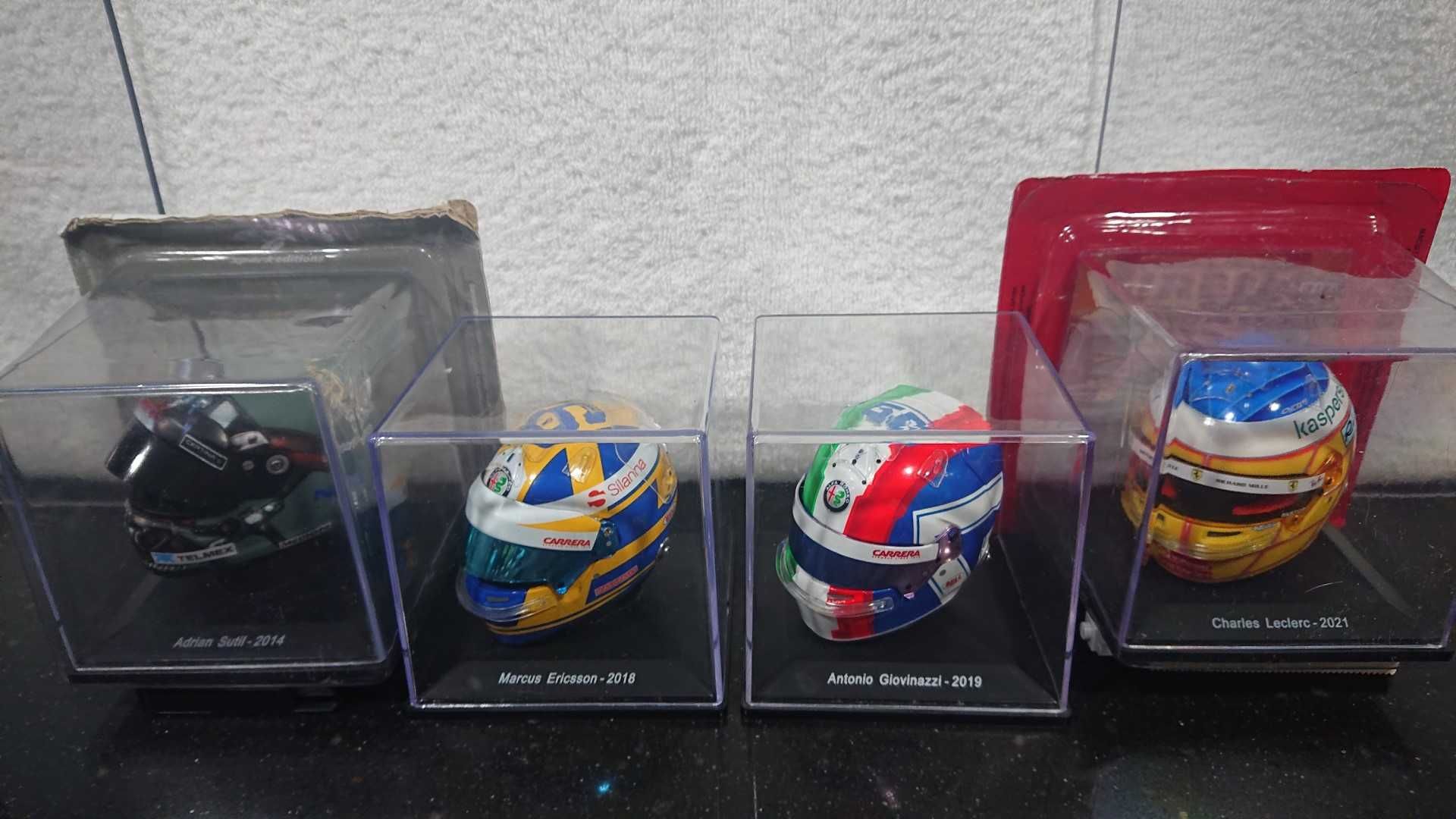 35 Capacetes Pilotos F1 - SPARK (Escala 1/5)