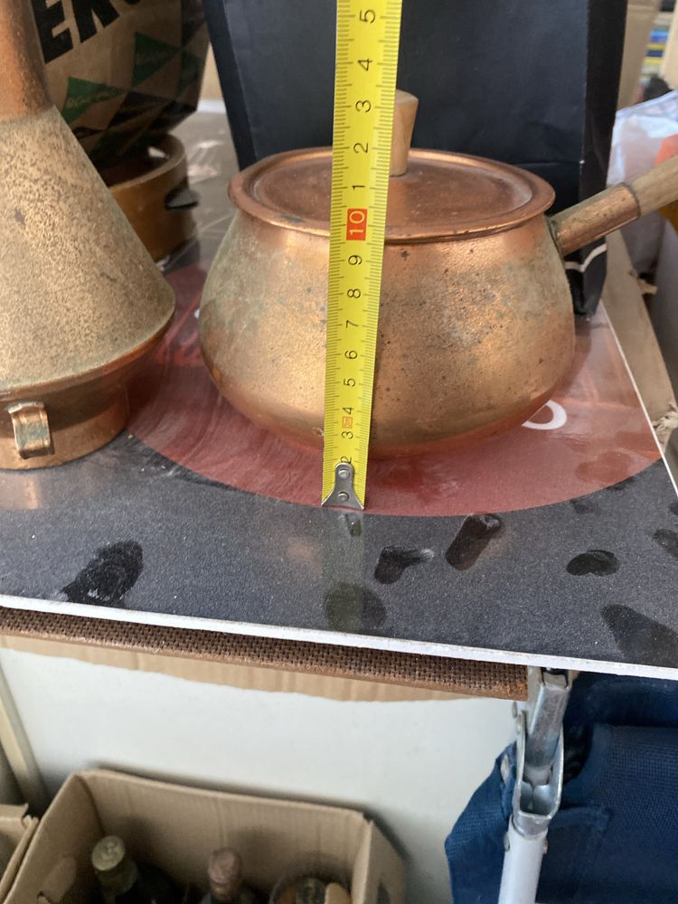 Peças de cobre antigas