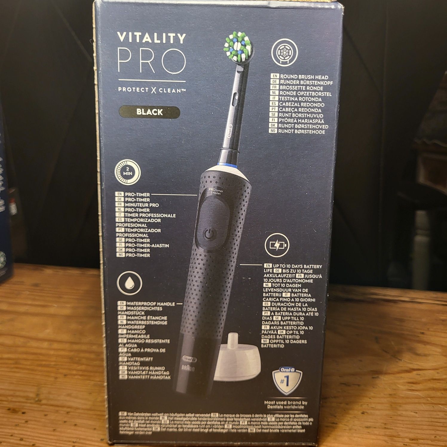 ORAL-B VITALITY PRO czarna soniczna Niemcy