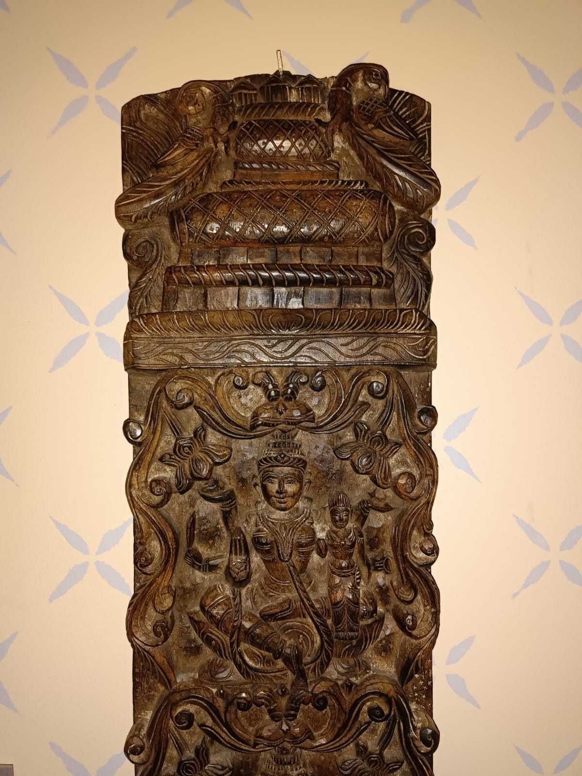 Drewniany panel indyjski