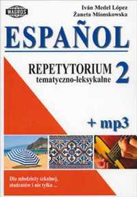 Espańol. Repetytorium tematyczno - leksykalne 2+mp3 - Medel Lopez, Ża