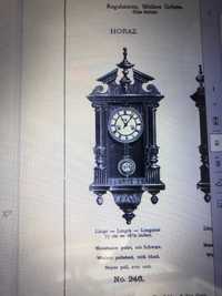 Stary zegar katalogowy HORAZ firmy HAU