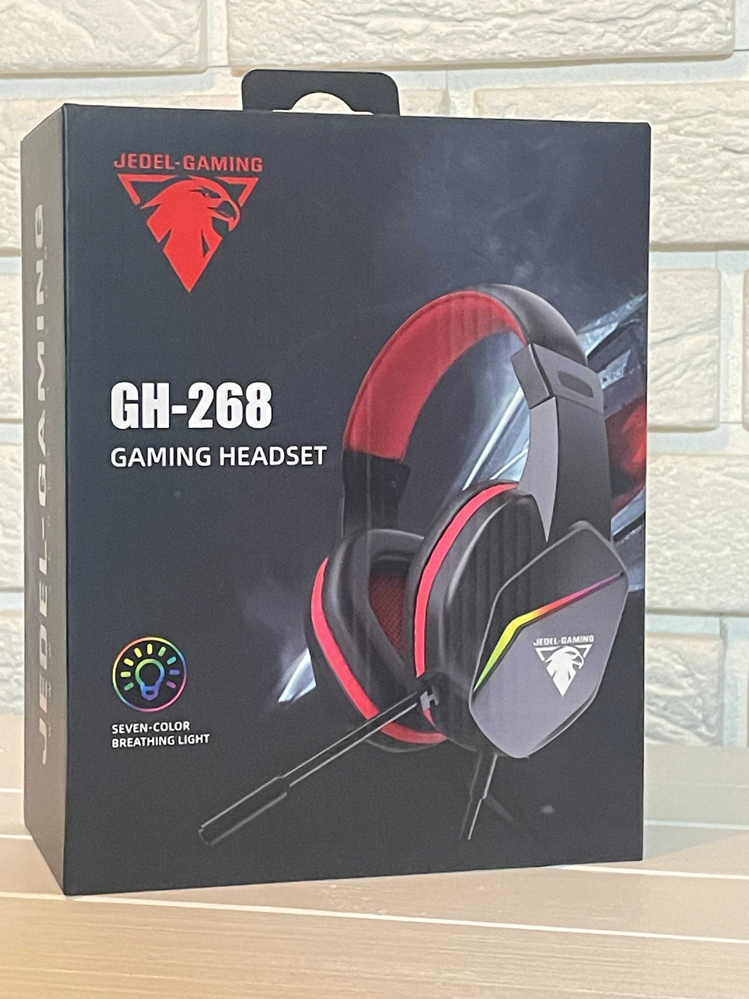 Jedel Gaming GH-268 słuchawki gamingowe z mikrofonem