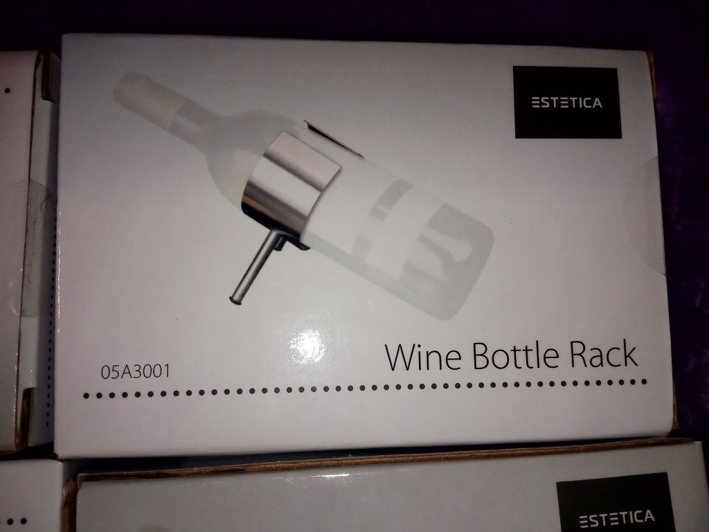 Stojaki do wina na prezent nowe zapakowane