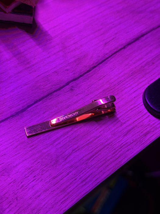 Givenchy вінтажний затискач для краватки зажим для галстука планка