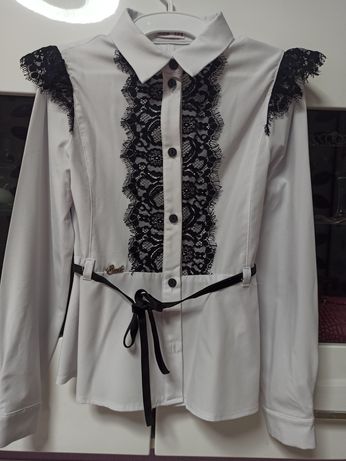 Блузка школьная блуза Инесса Suzie 134 размер для девочки 9 лет