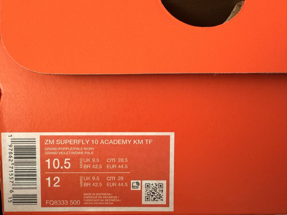 Сороконіжки nike mercurial superfly 10 academy „kylian mbappé
